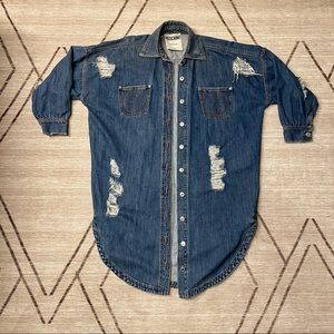 MOSCHINO COUTURE! Vintage Denim Jacker